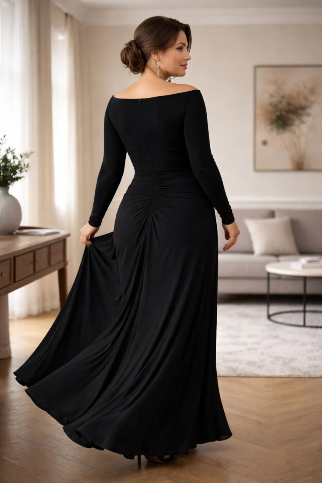 Rubi | Elegancka sukienka maxi, która nie opina i pięknie układa się na sylwetce