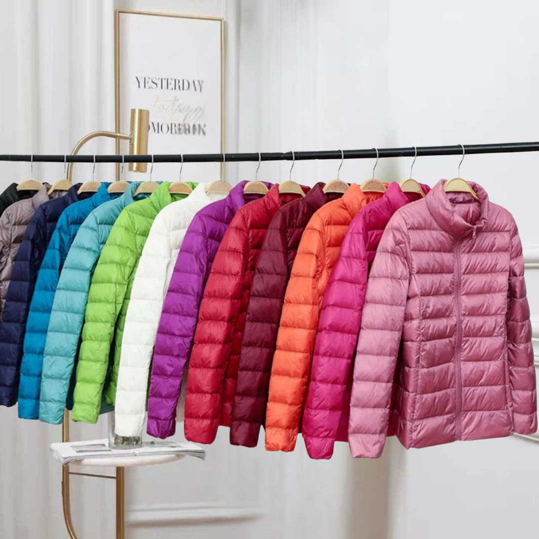 ELIN - Nowa ultralekka kurtka z białego puchu kaczek