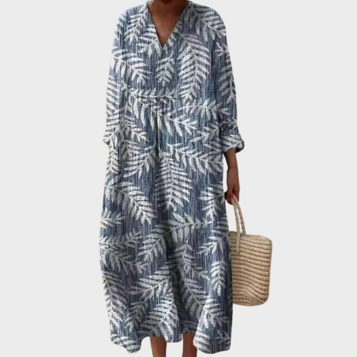 Luźna Sukienka Boho na Lato