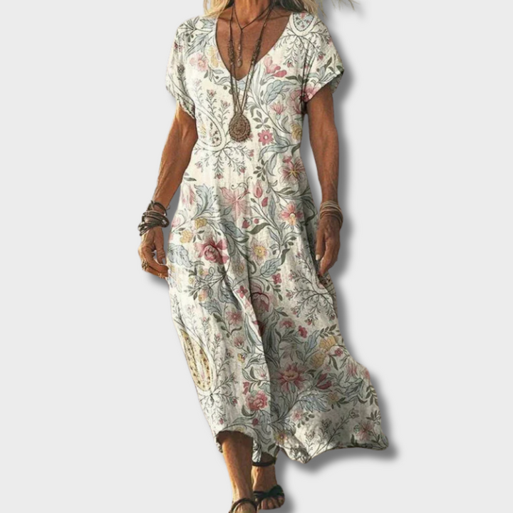 Sukienka w wielokolorowym gradiencie