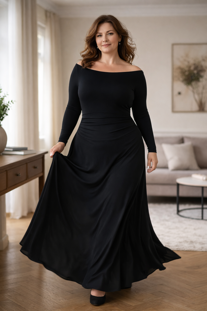 Rubi | Elegancka sukienka maxi, która nie opina i pięknie układa się na sylwetce